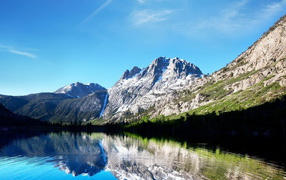 Озеро среди гор