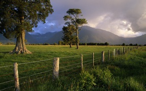 Возле фермы