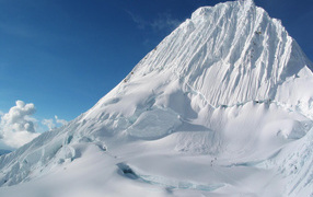 Пик Альпамао зимой