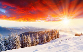 Зимняя долина