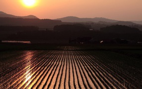 Невероятно красивый закат