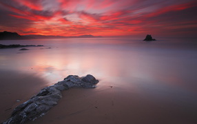 Красный закат