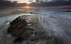 Surrounding sea stones