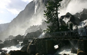 водопад   Wapama