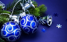 Blue balls and bells