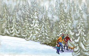 Поход за елкой