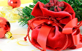 Мешочек с подарком