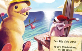 Санта Клаус в отпуске