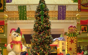 Игрушки под ёлкой