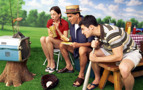 Развлечение у телевизора