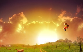 На закате летнего дня