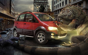 Нападение игуаны