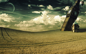 Биг-Бен в поле