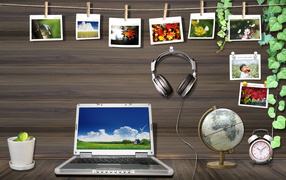 Коллаж рабочего стола