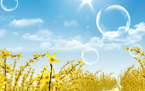 Пролетающие пузыри