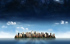 Остров город