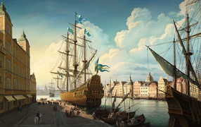 Корабль 18 века
