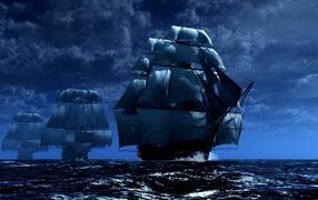 Парусные корабли