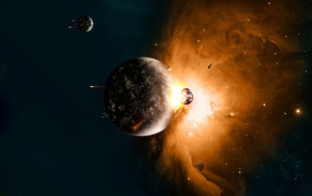 Космическое столкновение