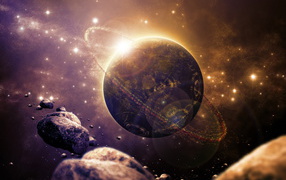 Планета и метеориты