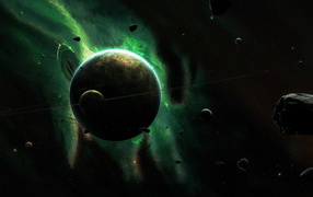 Планета и спутник