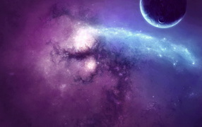 Планета и спутник