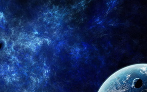 Планета со спутником