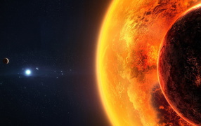 Солнце и Земля