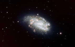 Реальный снимок галактики