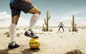 Футбол в пустыне