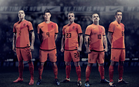 Football players of the national team of the Netherlands