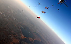 Parachutists