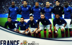 French national team on the EURO 2012