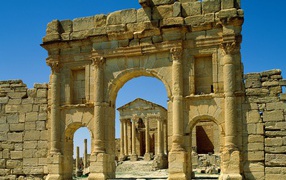 Roman Ruins / Sbeitla / Tunisia / Africa