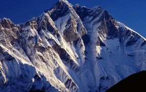 The peak of Mount Lhotse / Tengpoche / Sagarmatha / Nepal
