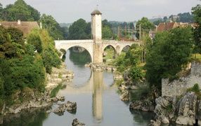 Bridge with a tower