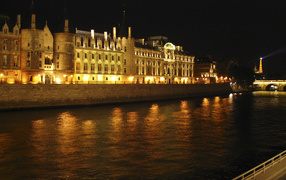Night on the River Seine