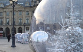 Париж в Рождество