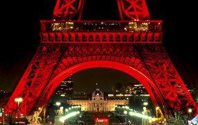 Paris by Night Eiffel Tower