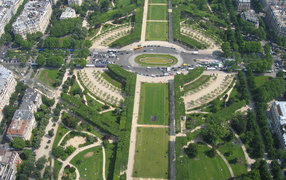 Париж сверху