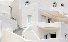 The architecture of Santorini
