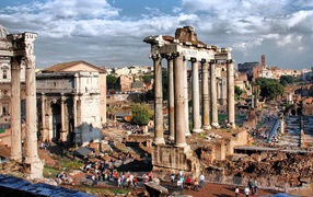 The ruins of old Rome
