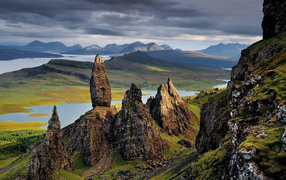 Горы на Гебридском острове