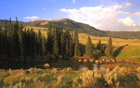 Долина Реки Lamar, США