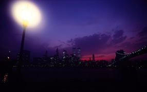Night Manhattan / New York / USA