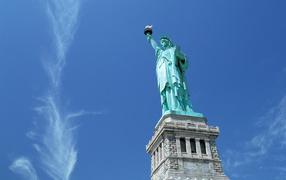 The statue of liberty / New York / USA