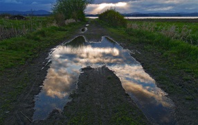 Лужа Неба, США