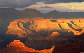 Вид От Южной Оправы / Большой каньон Национальный Парк / Аризона / США