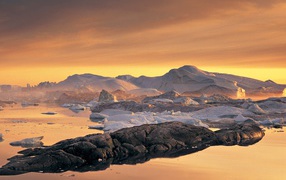 Залив Disko Гренландия