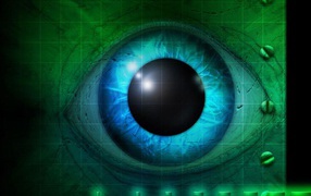 3 D обои глаз